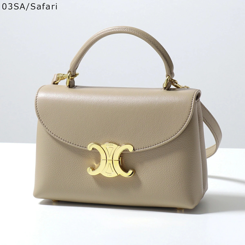 Celine Teen Nino handbag leather shoulder bag Triomphe - Picture 8 of 8